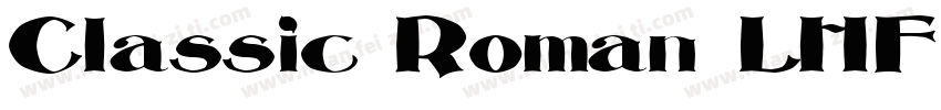Classic Roman LHF Regular字体转换